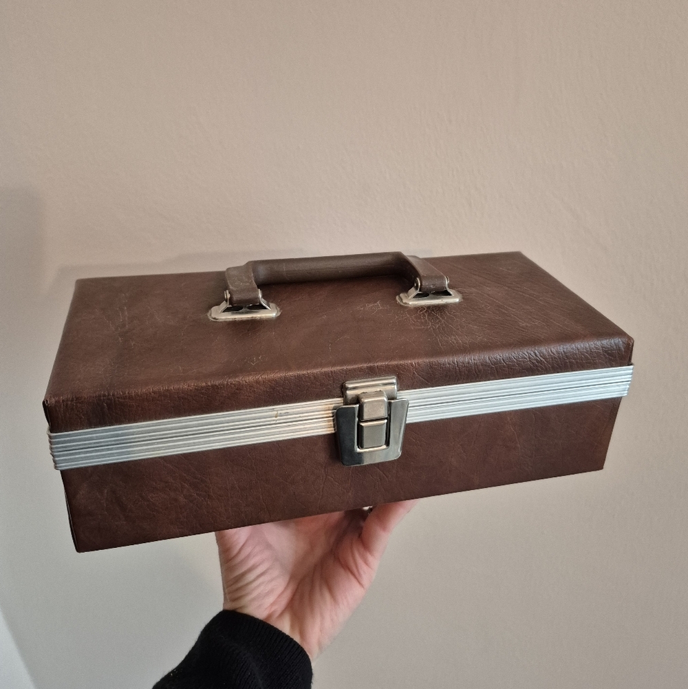 Vintage Casette Case Holds 12